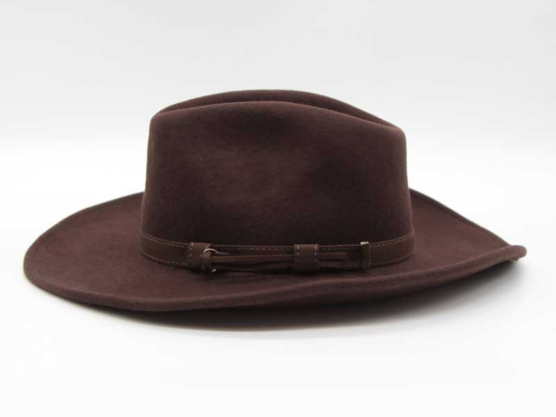Cappello stile Western marrone taglia 57 unisex