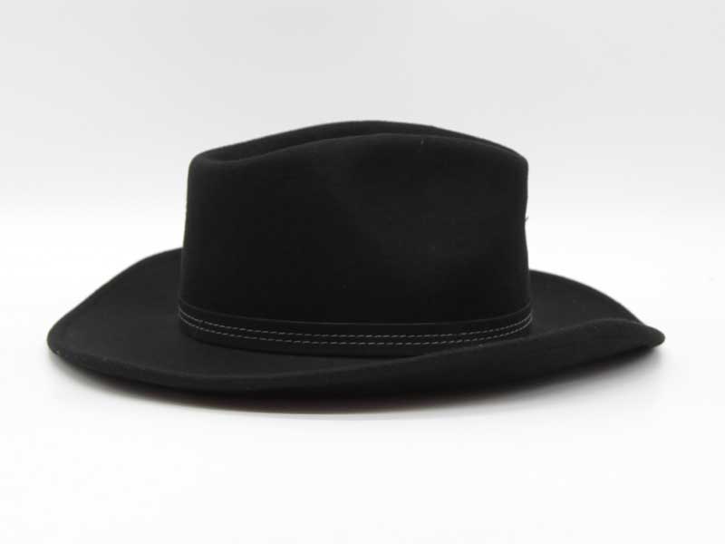 Cappello in lana stile Country nero taglia 59 unisex