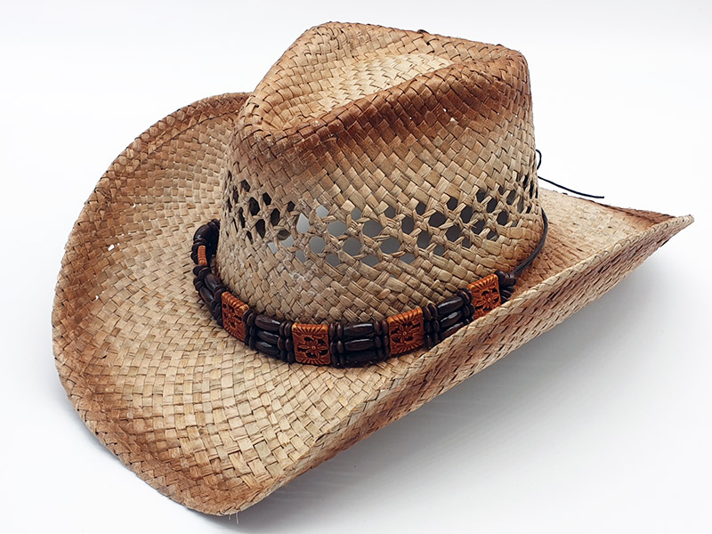 Cappello in paglia stile Country Cowboy - shop.florioli.it