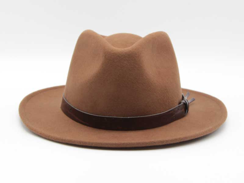Cappello stile Western cacao taglia 55 unisex