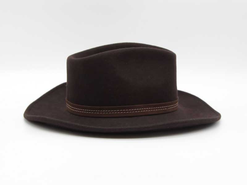Cappello in lana stile Country marrone taglia 61 unisex
